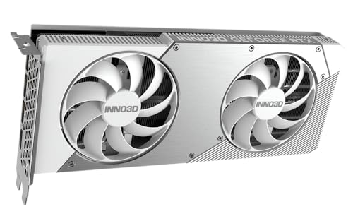 Image of INNO3D NVIDIA GeForce RTX 5070 Twin X2 OC 12GB GDDR7 192-bit PCI Express Gen 5 Gaming Graphics Card - N50702-12D7X-195064W (White)