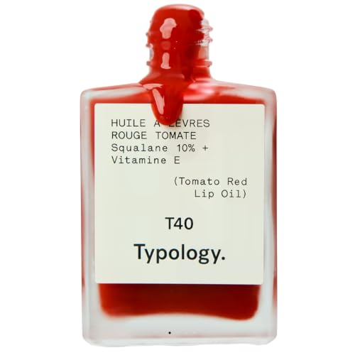 Typology T40 Tomato Red Lip Oil with 10% Squalane + Vitamin E