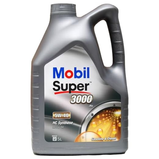 Mobil Super 3000 x1 5W-40 Oil 5L