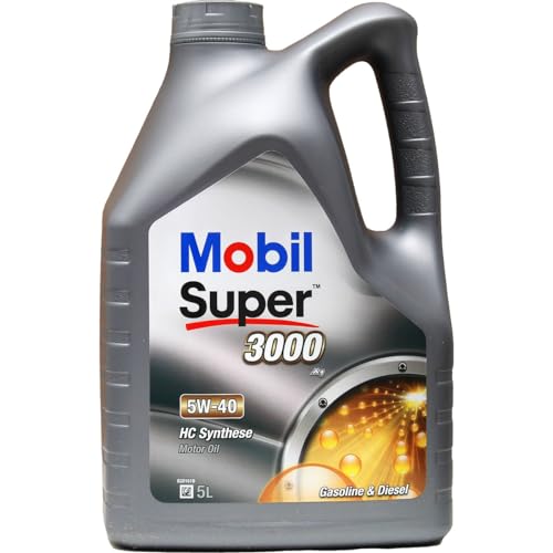 MOBIL SUPER 3000 X1 5W-40 Aceite de Motor, 5L