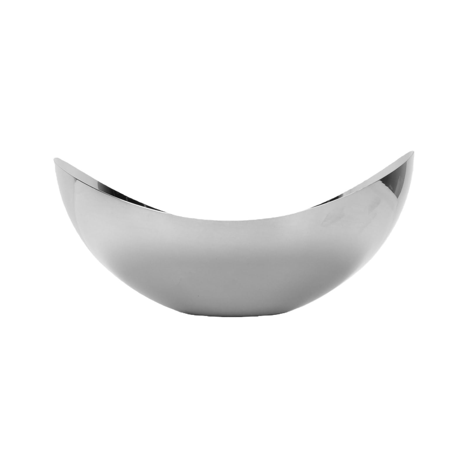 Sxhlseller Fuente Ovalada de Servir, Acero Inoxidable 304 Decorativa (Los