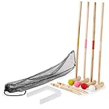 Kids Croquet Set for 4-Players | Classic Outdoor Lawn Game for Children | Great for Birthday...