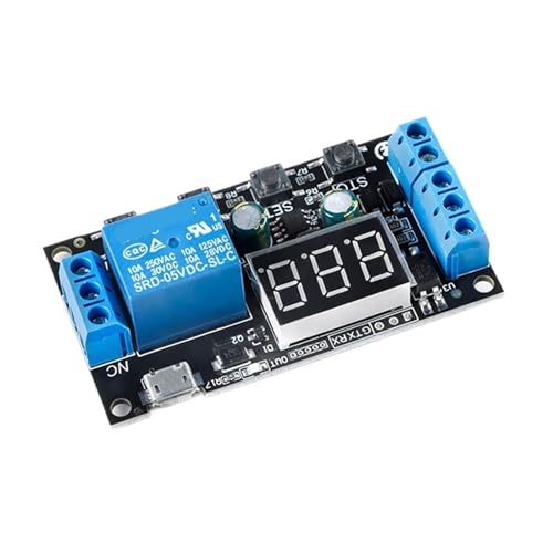 Module relais minuterie ZK-TD2 DC 5-30V programmable pour automatisation DIY