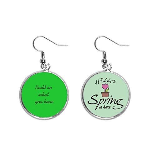Pendientes de primavera colgante decorativo el regalo perfecto de joyas para ella