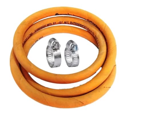 Image of ISI Gas Regulator with Gas Pipe and Free Gas Lighter Free 2 Clamps Hose Pipe pin