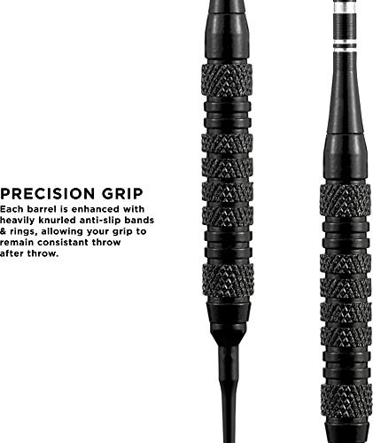 Viper Black Magic Soft Tip Darts, Medium Knurling, 18 Grams #TOP5