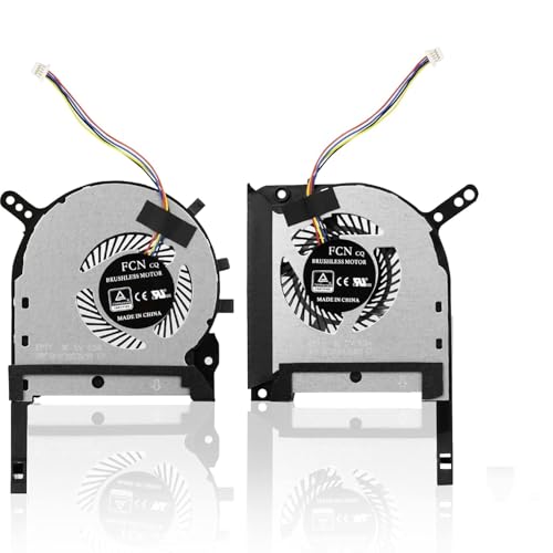 Image of WeFly CPU+GPU Cooling Fan for Asus TUF Gaming (2020) A15 FA506 FA506IV FA506IU TUF 506 IU IV F15 FX506 FX506LI FX506LU FX506IH FX705DT FX505 FX505DT FX505DV FX505DY FX505DU FX505DD FX505GT /GD