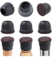 Coprigambe Per Sedia In Silicone - 24 Pezzi, Con Feltro, Per Gambe 28-34mm - Antigraffio E Antirumore - Foto 10