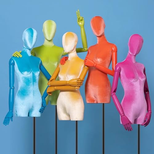 Mannequin Bionic avec articulations rotatives, design en bois amovible pour draper la robe - Idéal pour une utilisation en studio