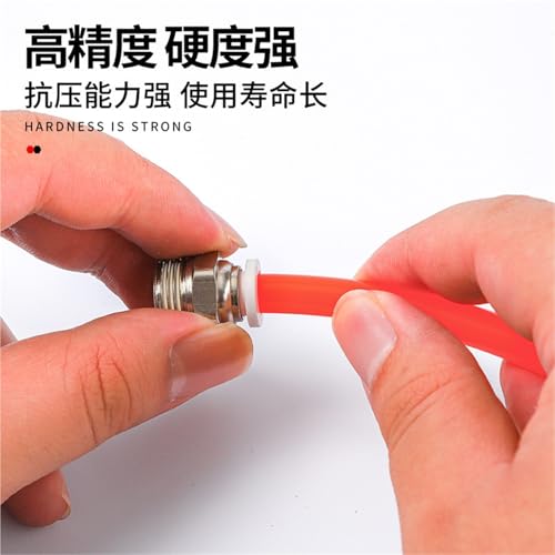 Conector neumático PC8-M5 recto de 8mm para manguera de cobre 3