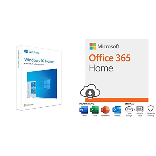 Microsoft Windows 10 Home | USB Flash Drive + Microsoft Office 365 Home with Auto-Renew Microsoft Windows 10 Home | USB Flash Drive + Microsoft Office 365 Home with Auto-Renew