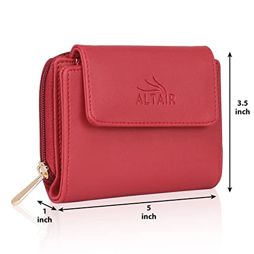 Image of Premium Vegan Leather Women's Wallet | Stylish Durable Clutch Wallet and Lightweight Clutch with Zip Coin Pocket and Card Slot