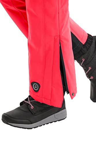 Killtec Mädchen Gauror Jr Skihose, Neon-Coral, 128 EU