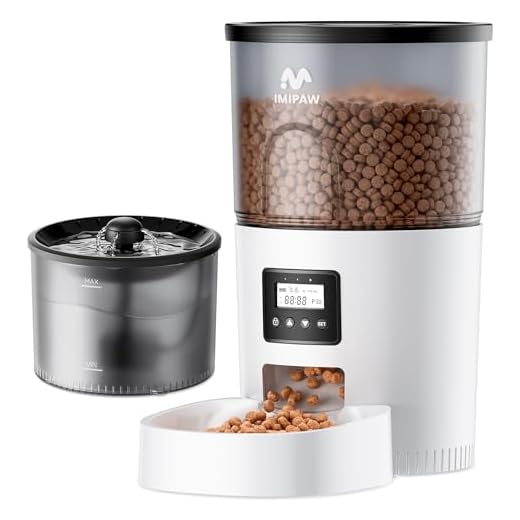 IMIPAW Automatic Cat Feeder & Fountain