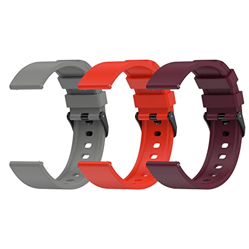 CHULN 3 Packs Strap Compatible with Amazfit Bip 3 - Image 2