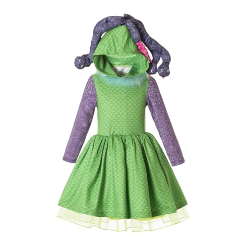 Disfraz Celia Monsters Inc para niñas con diadema Medusa