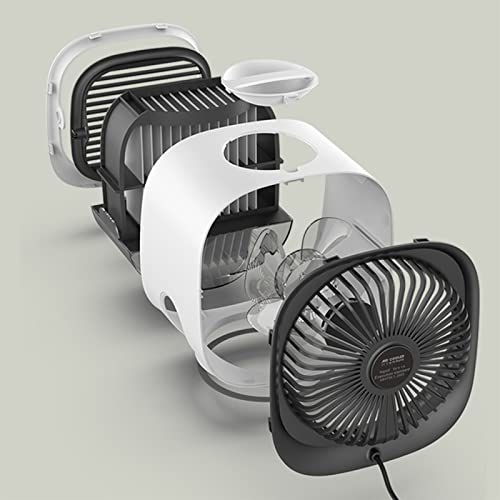 HJINGBIN Ar condicionado portátil para casa, refrigeradores de ar de oscilação USB para casa, ar sil