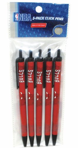 Pro Specialties Group Chicago Bulls Klick-Stifte, 5 Stück Cover