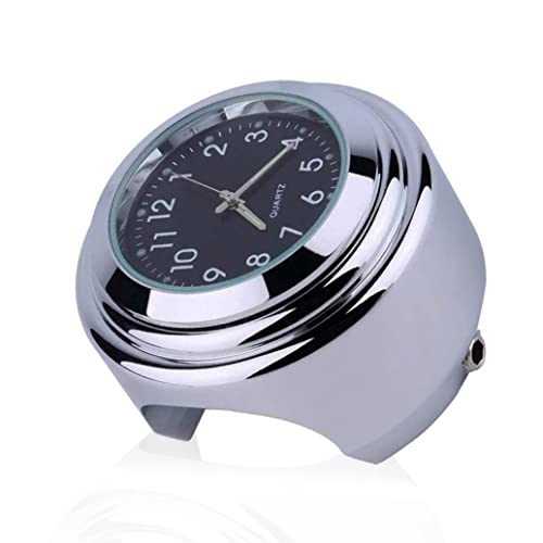 Gearmax Reloj de Moto Manillar, Reloj de Motocicleta, Reloj de Motocicleta Universal Resistente al Agua, Reloj Luminoso a Prueba de Polv