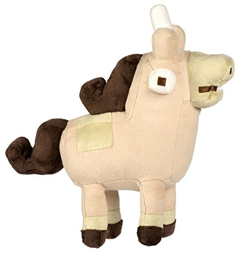 Officially Licensed Crossy Road Plush Toy Unihorse Figure, Beige & Brown, Medium, 8.5