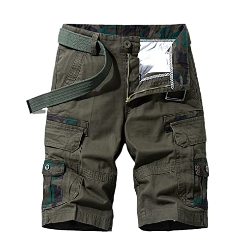 Short tactique classique Camo1 homme avec poches cargo en coton léger d'été