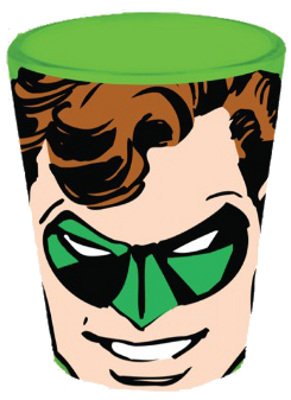 DC Comics Green Lantern Face Image Shot Glass