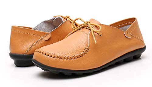 Image of VenusCelia Women's Breathable Comfort Walking Office Flat Loafer