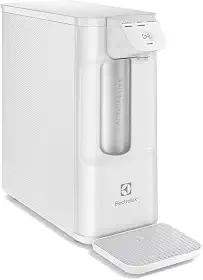 Purificador de Água Gelada Fria e Natural Elétrico Compacto Eletronico placa Electrolux Filtro refil 6 meses ou 3000l Painel Touch Bivolt Branco PE12B
