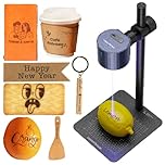 LaserPecker LP1 Plus,Laser Engraver for Beginners, Mini Portable Laser Engraving Machine for Wood/Leather/Felt, 190g Lightweight, 10,000+ Hour Lifespan, Laser Safety Glasses Included, Basic Set