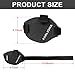 FARLIONA Motorcycle Motorbike Shift Pad, Shoe Boot Protector Cover, Useful Rubber Gear Shifter Accessories for Men Women, Black, Medium