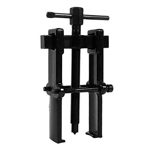 2 Jaw Bearing Puller Remover Forged Gear Removal Repair Tool For Motorcycle Car Auto Adjustable Range Carbon Steel Straight Type Black - 5 Sizes For Choice (4In-40×80Mm) #TOP23