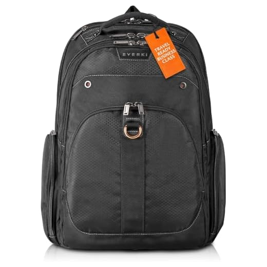 A luggage to carry office stuff EVERKI Atlas Business Laptop Backpack