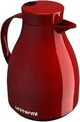 Garrafa Térmica com Gatilho Unitermi Paris 1 Litro - Vermelha
