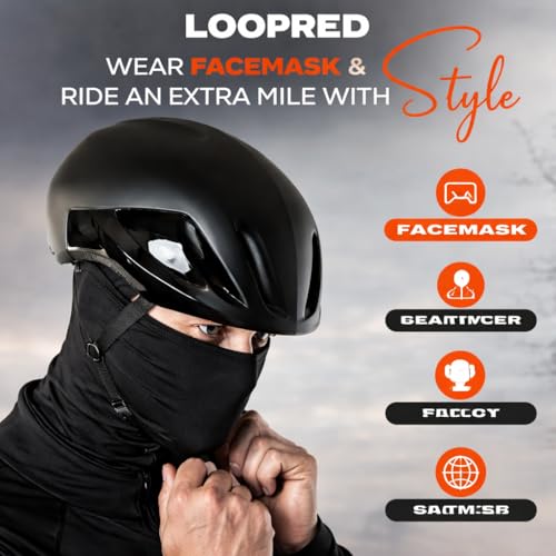 Image of Balaclava Face Mask for Bikers � Full Face Mask, Helmet Head Cover for Men & Women, Breathable Riding Mask for Cycling, Bike Riding & Outdoor Sports