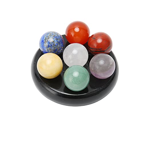 Pierres de chakra et cristaux de guérison SEAFRONT kit méditation avec obsidienne - 7