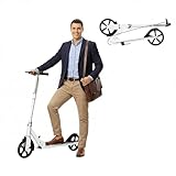 Scooters for Kids 9-25, Teens & Adults - Foldable Commuter Scooter with Bell, Hand...