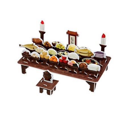 Korea Traditional memorial service table (Pumpkin)