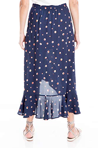 Max Studio Women's Floral Print Ruffle Hem Maxi Skirt3
