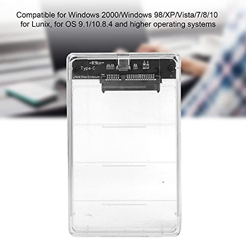 Caja externa para disco duro SSD 2.5 pulgadas USB 3.1 Tipo C miniatura 6