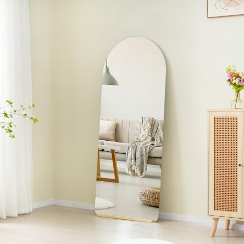 大きめスタンドミラー シンプルデザイン　ノンフレームミラー　姿見　全身鏡 Amazon.co.jp: 全身鏡 姿見鏡 スタンドミラー ノンフレーム アーチ