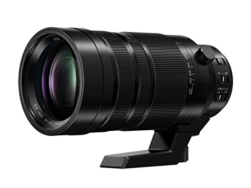 Panasonic LEICA 100-400mm F4.0-6.3 | Objectif Téléphoto H-RS100400E (Zoom Ultra Puissant, Stabilisé, Tropicalisé, equiv. 35mm : 200-800mm) Noir – Compatible monture Micro 4/3 Panasonic & Olympus