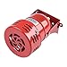 Red Motorized Buzzer for -190, 110dB Loud Alarm, High Power Electric with 40W, AC220V/DC12V/DC24V, IP44 Rated, for Industrial Mini Motor Alarms(AC220V)