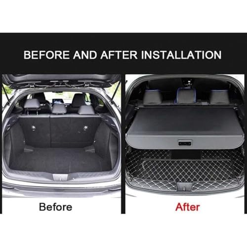 Cubierta de carga retráctil impermeable para maletero de Bestune T90 2024 6
