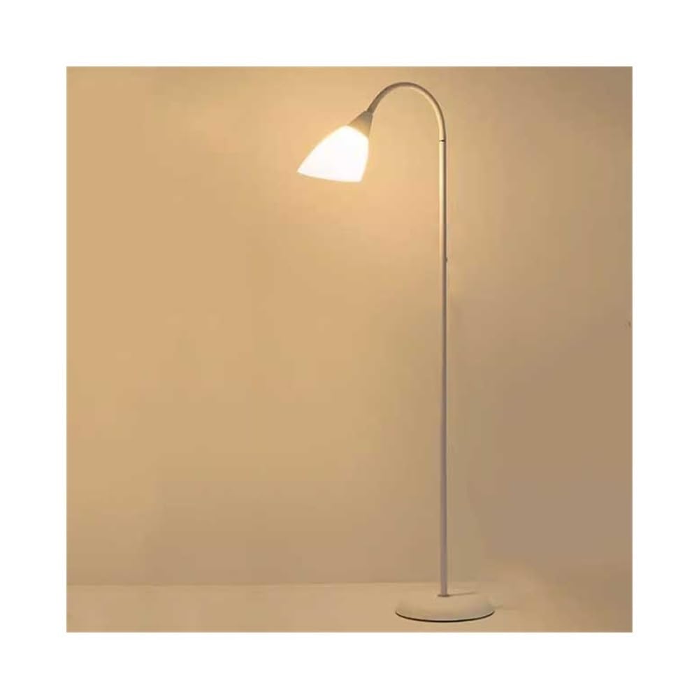 Kp6xLf3gT Corner Standing Lamp White Floor Lamp for Bedroom for Sofa Side Office Modern Standing with Lampshade
