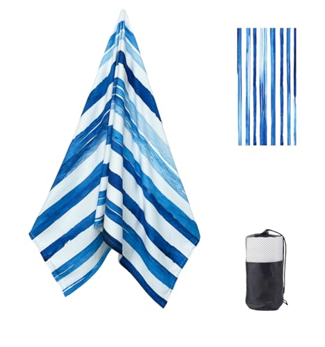 ROLJZTY Oversized Beach Towel 36 x 72 in - Terry Beach Towels Soft Microfiber Pool Swim Towels for Adult, Quick Dry Beach Towel, Beach Blanket Bath Shower Towel