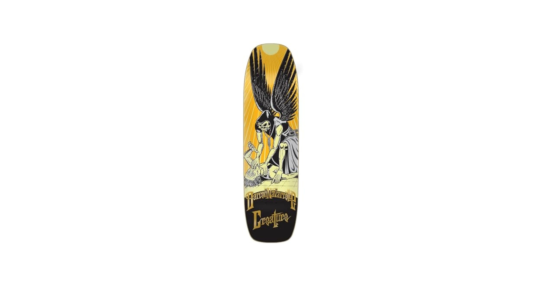 希少CREATURE NAVARRETTE ANGEL OF DEATH XL Creature Navarrette Angel Of Death XL Skateboard Deck - 9.00