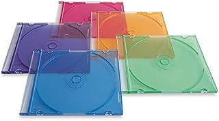 Verbatim CD/DVD Slim Cases (0.21 inches) - Assorted Colors  - 50pk