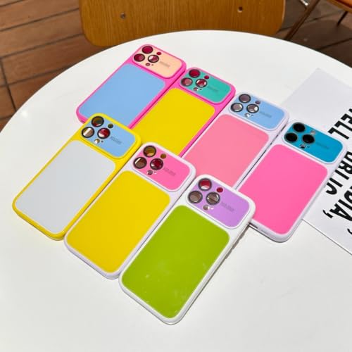 Coque iPhone 17 Pro Max Caseative antichoc protection objectif jaune rose bonbon - 3