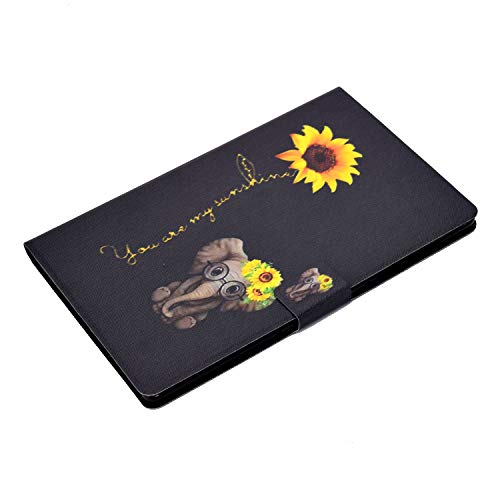 CASAFUNY Case for Samsung Galaxy Tab A9+/A9 Plus 2023 11.0 Inch (SM-X210/SM-X215/SM-X216) PU Leather Protective Tablet Cover with Auto Wake/Sleep for Galaxy Tab A9+ 2023, Blume Elephant - Image 5