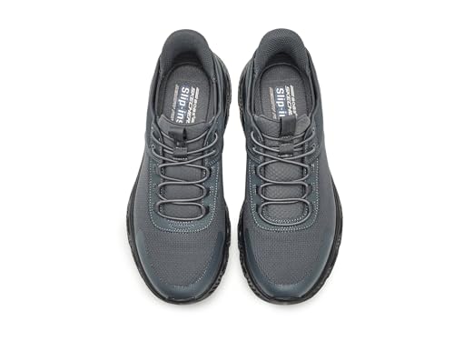 Skechers Bobs Men's Arc Waves - Slick Turn Slip-ins, CCBK, 14 Charcoal/Black - image 2